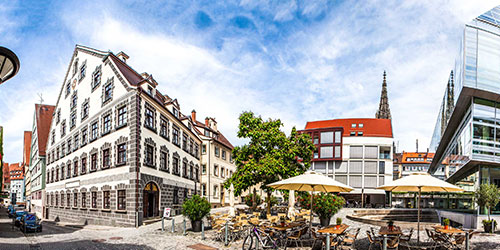 Standort Ulm in der Innenstadt nahe dem Ulmer Münster